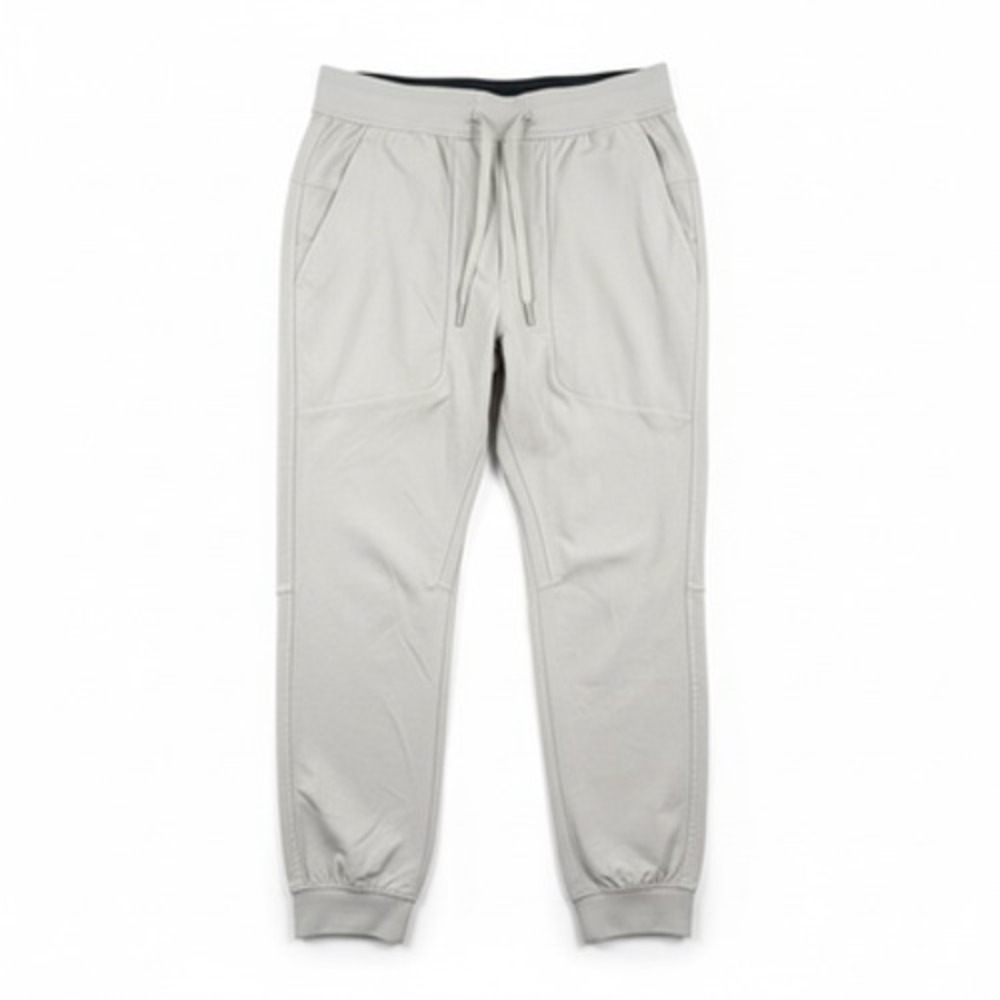 Lululemon Jogger Pants Women Small Beige 32 Tapered Cuffed Athletic Pockets Soft - Picture 1 of 10